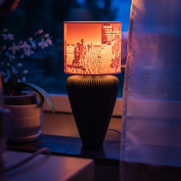 Litofanil lampshade Lit